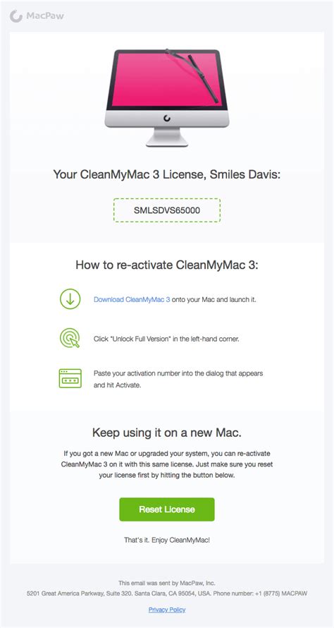 Cleanmymac 3 activation code 2018