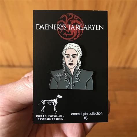Daenerys Targaryen Enamel Pin Limited Edition Pin Lapel Etsy Enamel