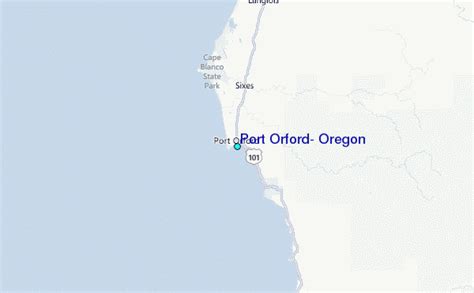 port orford oregon tide station location guide