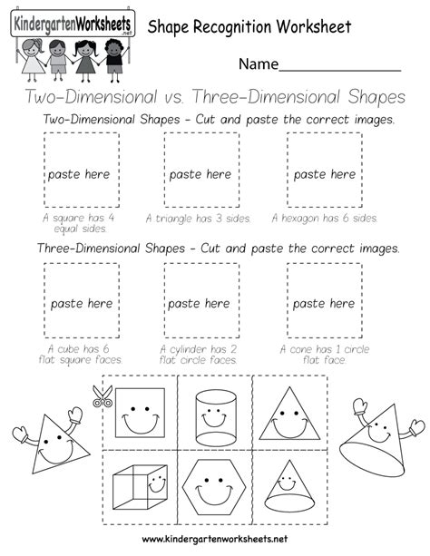 Kids Can Learn The Difference Between Two And Three Dimensional Shapes