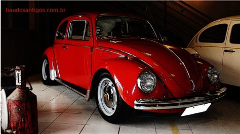 Fusca Vermelho Armazem Garagem - Carros Antigos - 1920x1080 - Download ...
