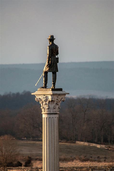 State Of Vermont Monument Gettysburg Photograph By William E Rogers