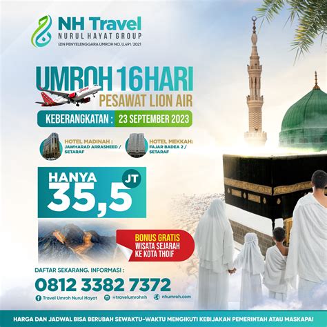 Umrah Akhir September Hari Nh Travel