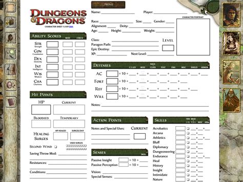 Dnd Character Image Creator Dungeons And Dragons Character Builder