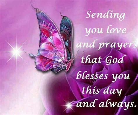 Prayers Sending Love And Light God Bless You