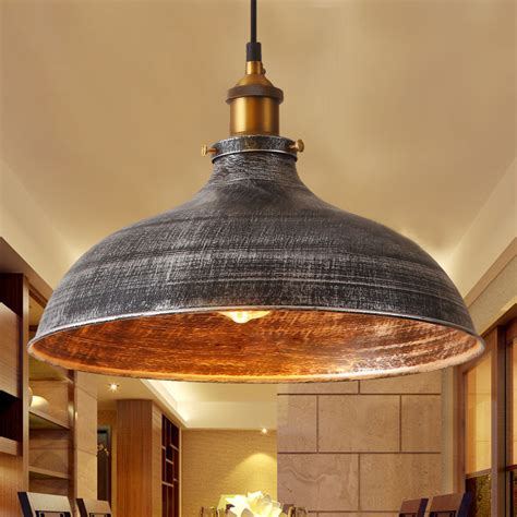 Warehouse Barn Retro Pendant Light Kitchen Ceiling Light Fixture With Dome Shade Ebay