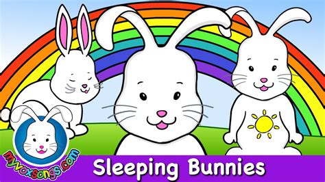 Sleeping Bunnies Nursery Rhymes Nursery Songs Preschool Songs