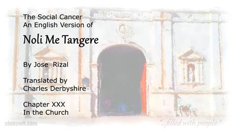 Noli Me Tangere Chapter 30 In The Church English Translation