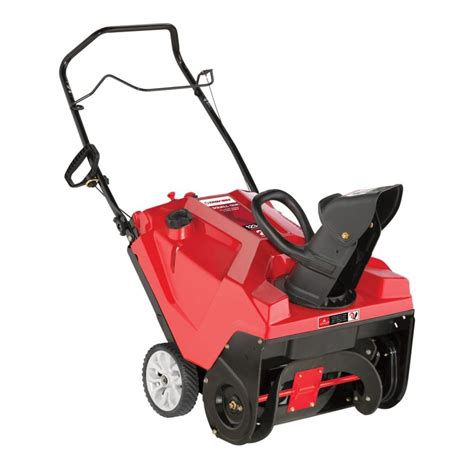 Troy Bilt 21 Inch 123cc Single Stage Gas Snow Blower The Home Depot