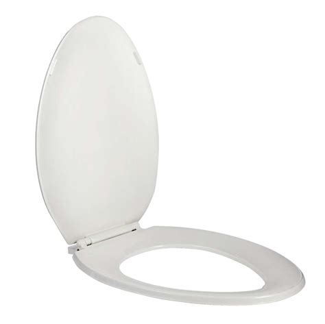 For Living Plastic Elongated Toilet Seat White Canadian Tire
