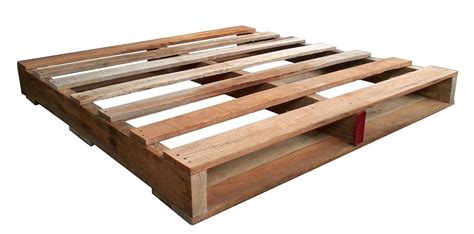 2 Way Brown Rectangular Wood Pallet For Packaging Capacity 1600kg