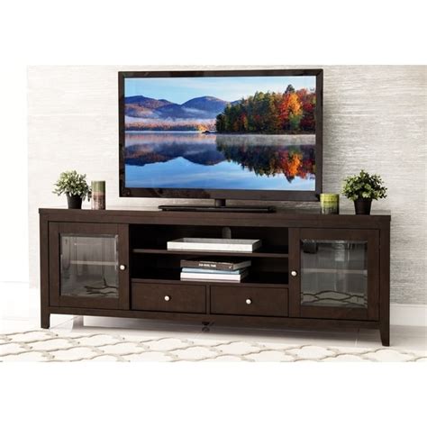 Shop Abbyson Charleston Solid Wood 72 Inch Tv Console On Sale Free