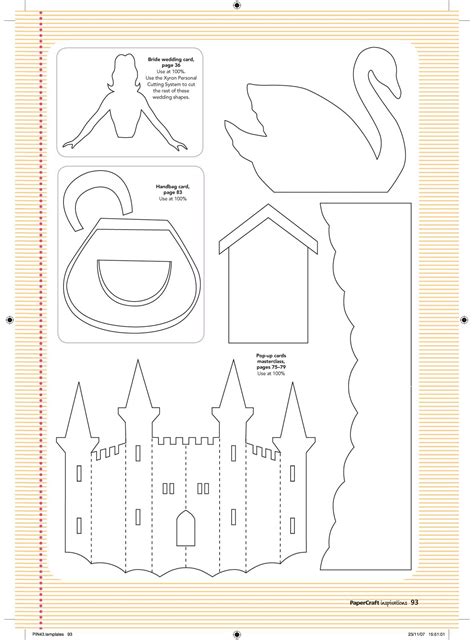 Craft Templates Free Templates From Issue 43 Papercraft