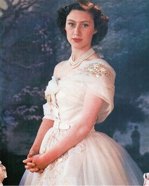 Elizabeth and margaret were the only children of queen elizabeth the queen mother and king george vi stamps from 1937 featuring princesses elizabeth and margaret rose, the coronation chair 5. Princess Margaret in a custom Christian Dior gown for her 21st Birthday, Photo by Cecil Beaton ...