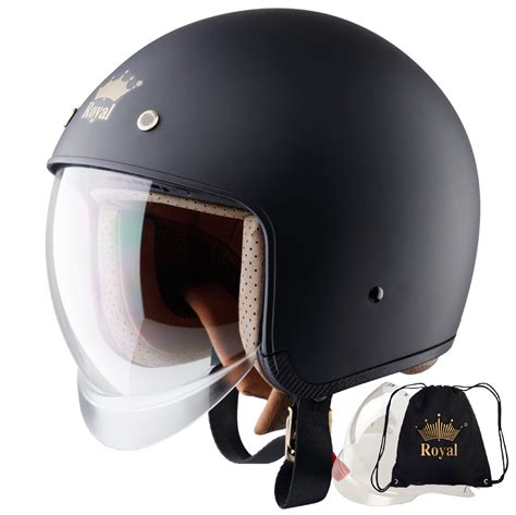 Buy Royal M139 Open Face Motorcycle Helmet Retro Motorcycle Helmets