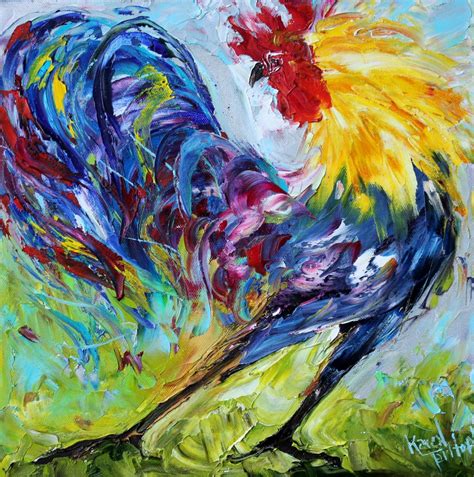 Rooster Print Rooster Art Rooster Canvas Print Made From Image Of