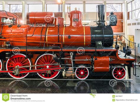 Moscow Russia March 112017 Steam Locomotive U127 Memorial Of