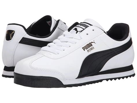 Lyst Puma Roma Basic Blackblack Mens Shoes In White For Men