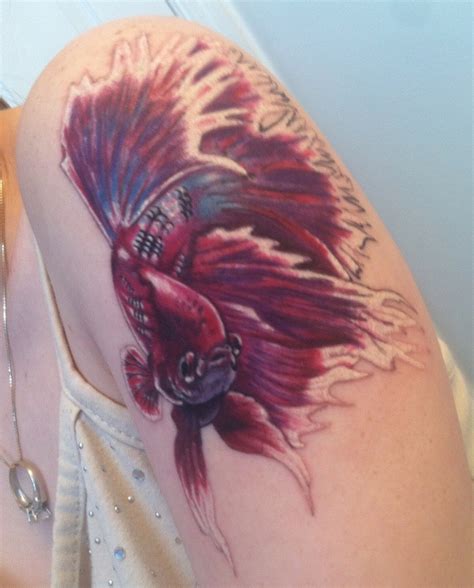 Unique And Beautiful Betta Fish Tattoo Designs And Their Meaning