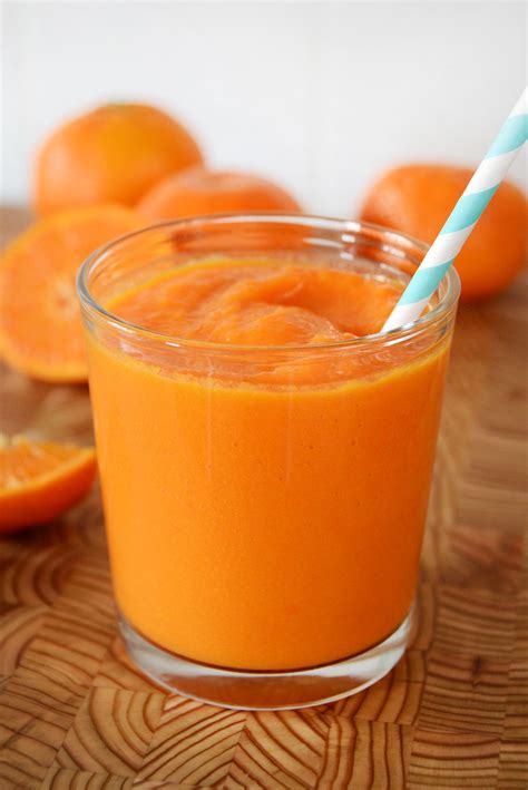 Pour mixture into ice cube trays and freeze. Delicious Orange Smoothie Recipe With Vegetables