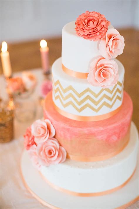 Peach Gold Luxury Wedding Inspiration