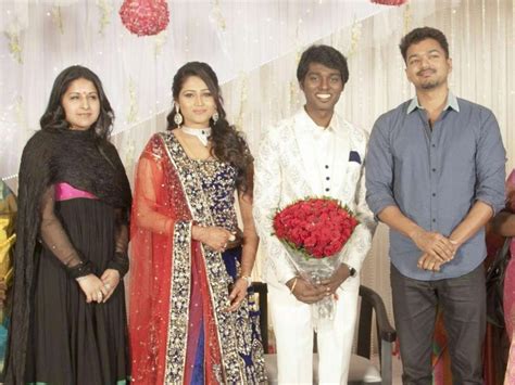 Vijay was all set for his next film and was in the thick of the shooting. Atlee- Krishna Priya Wedding Reception Photos - IBTimes India