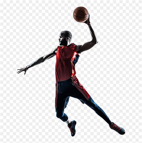 Download Person Dunking A Basketball Clipart Png Download Stock