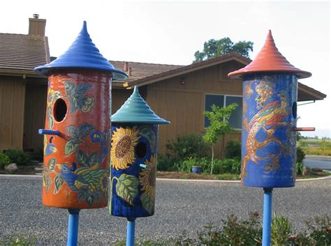 Susan Shelton Ceramic Artist Bird Houses