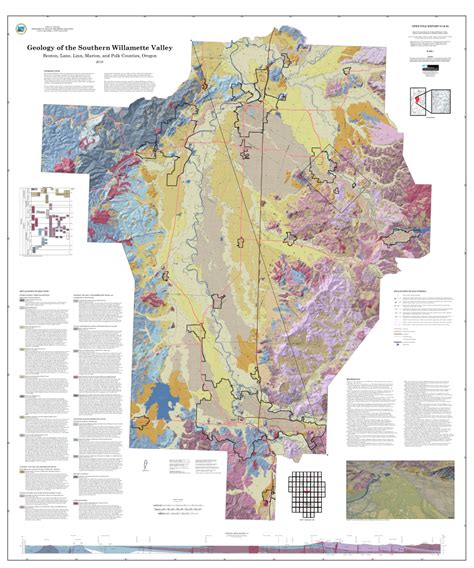 Pdf Digital Geologic Map Of The Southern Willamette Valley Benton