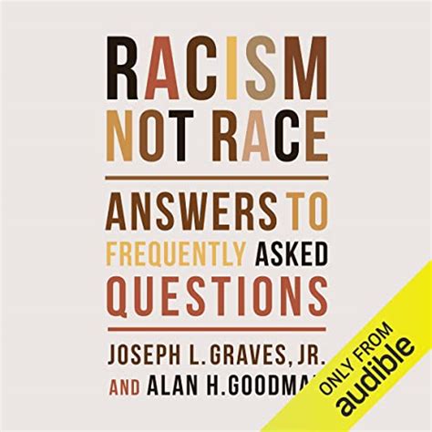 Racism Not Race By Joseph L Graves Jr Alan H Goodman Audiobook