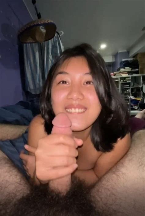 Asian Smiling And Giving Head Oaks22