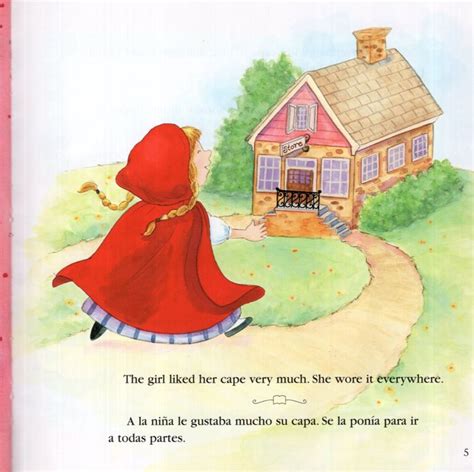 Little Red Riding Hood Caperucita Roja Bilingual Fairy Tales Rourke