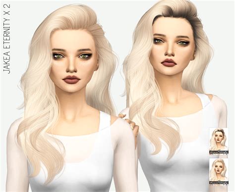 Sims 4 Hairs ~ Miss Paraply Jakea Eternity Hair Retextured 7e2