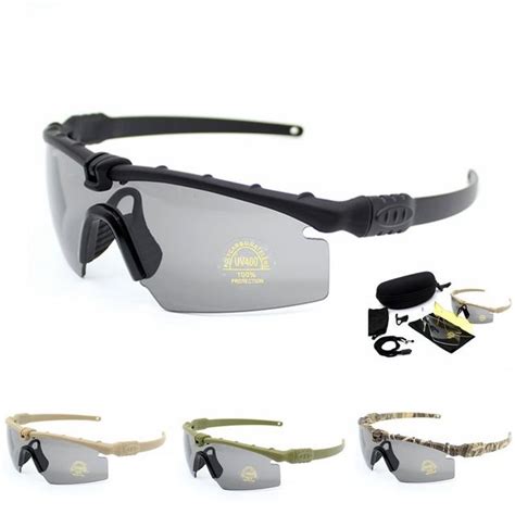 tactical sunglasses shooting hunting outdoor sport uv400 protection mens glasses military