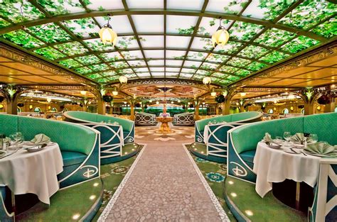 Enchanted Garden Restaurant On The Disney Fantasy Disney Cruise Line