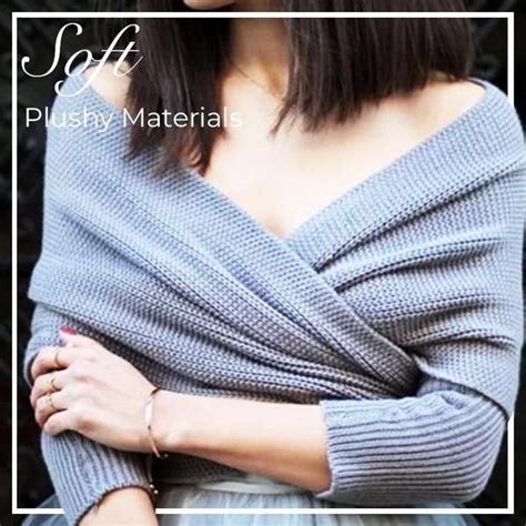 Multiway Knitted Wrap Scarf With Sleeves Wrap Scarf Outfit Sweater Fashion Knitwear Fashion