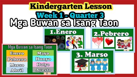 teacher pam mga buwan sa isang taon week  quarter  facebook