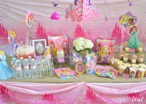 A Disney Princess Party On A Budget Plus Free Printables A Shade Of