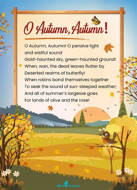 20 Beautiful Autumn Poems For Kids To Fall For