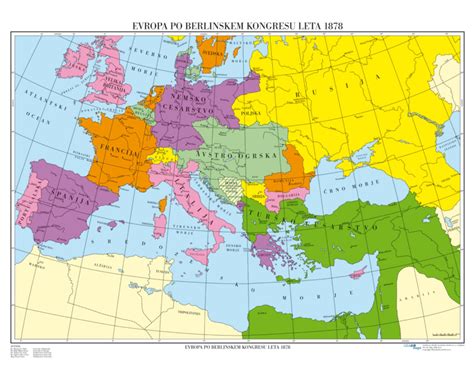 Karta evrope sa drzavama karta. Karta Evrope 1878