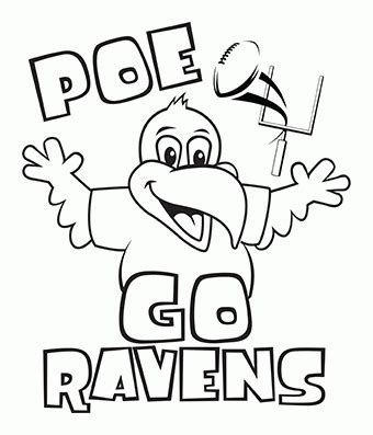 Today on happy magic toys we have a compilation of teen titans go! Baltimore Ravens Coloring Pages - Coloring Home