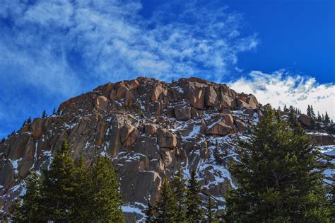 Free Photo Rock Mountain Clouds Scenic Winter Free Download Jooinn