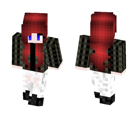 Download Emo Girl W Red Hair Minecraft Skin For Free Superminecraftskins
