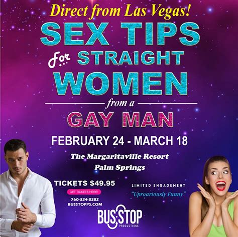 live show s3x tips for straight women from a gay man margaritaville resort palm springs 18