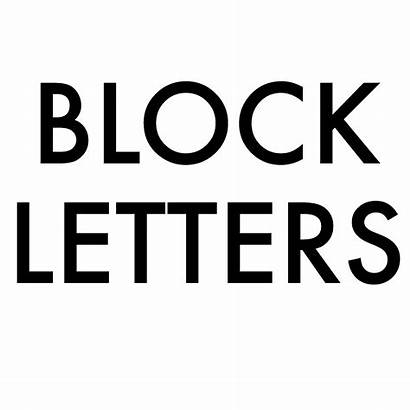 Letters Block Draw Bold Drawing Step Handy