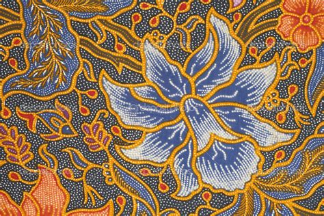 Detail Of A Batik Design From Indonesia — Stock Photo © Erikdegraaf