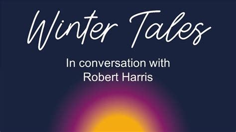 In Conversation With Robert Harris Youtube