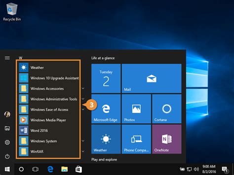 Open Apps In Windows 10 Customguide