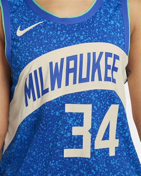 Giannis Antetokounmpo Milwaukee Bucks 2023/24 City Edition Men's Nike