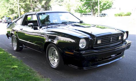 Black 1978 Ford Mustang Ii King Cobra Hatchback